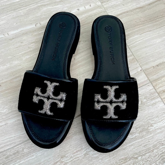 Tory Burch black slides